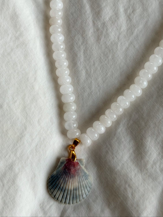 Beachy White Beaded