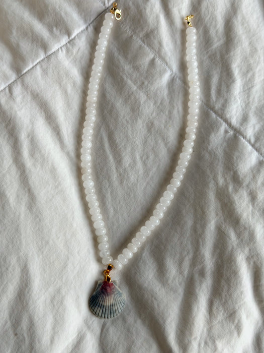 Beachy White Beaded