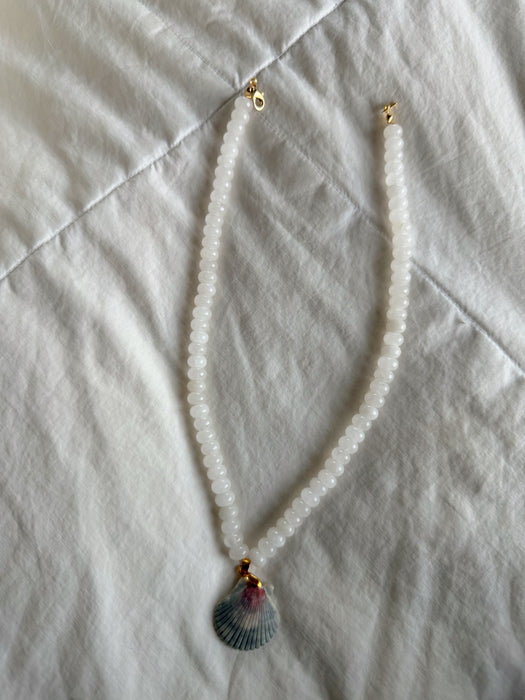 Beachy White Beaded